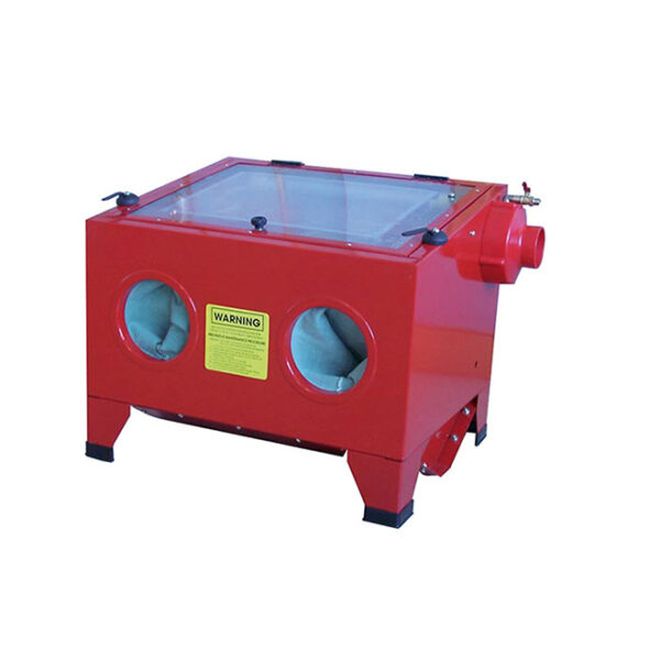 CABINA CHORREADORA DE ARENA DE BANCO + BOLSA ARENA 25KG.