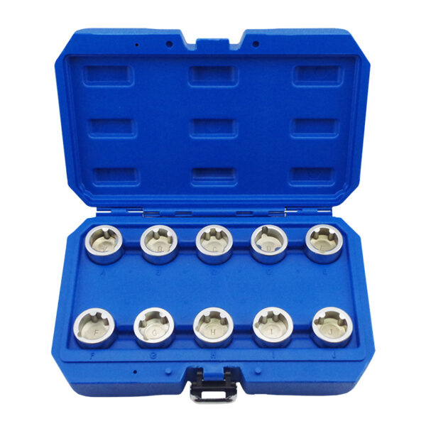 JUEGO DE VASOS PARA TORNILLOS ANTIRROBO LAND ROVER - 10 PZAS