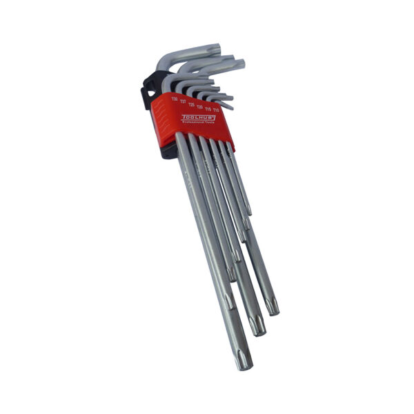 JUEGO DE LLAVES TORX EXTRALARGA / MAGNETICA 9 PZS.