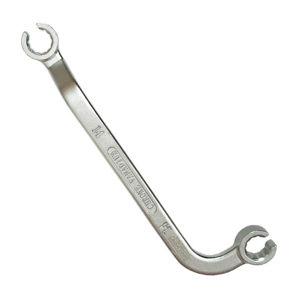 LLAVE ABIERTA DOBLE PARA INYECTORES DIESEL,14MM