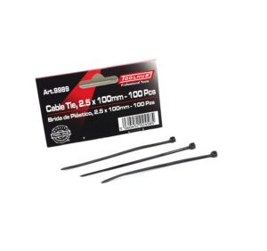 BRIDA DE PLASTICO, 2.5 X 100MM - 100 PZS