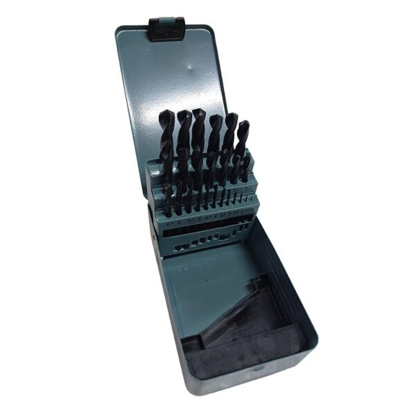 JUEGO DE BROCAS HELICOILDAL HSS 4241 25 PCS.